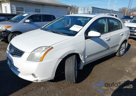 2012 Nissan Sentra 2.0 Sl from USA, damaged, VIN 3N1AB6AP0CL657095